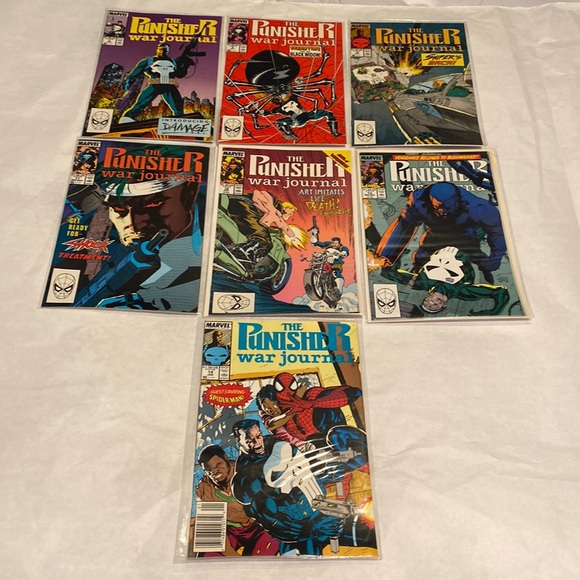 The Punisher War Journal #8-#14- 1989- Marvel Comics - Picture 1 of 8